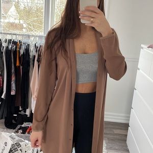 Wilfred brown cardigan